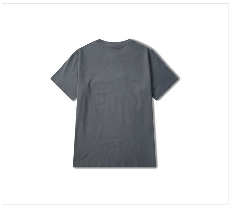 Street Style Loose Round Neck Short Sleeve T-Shirt