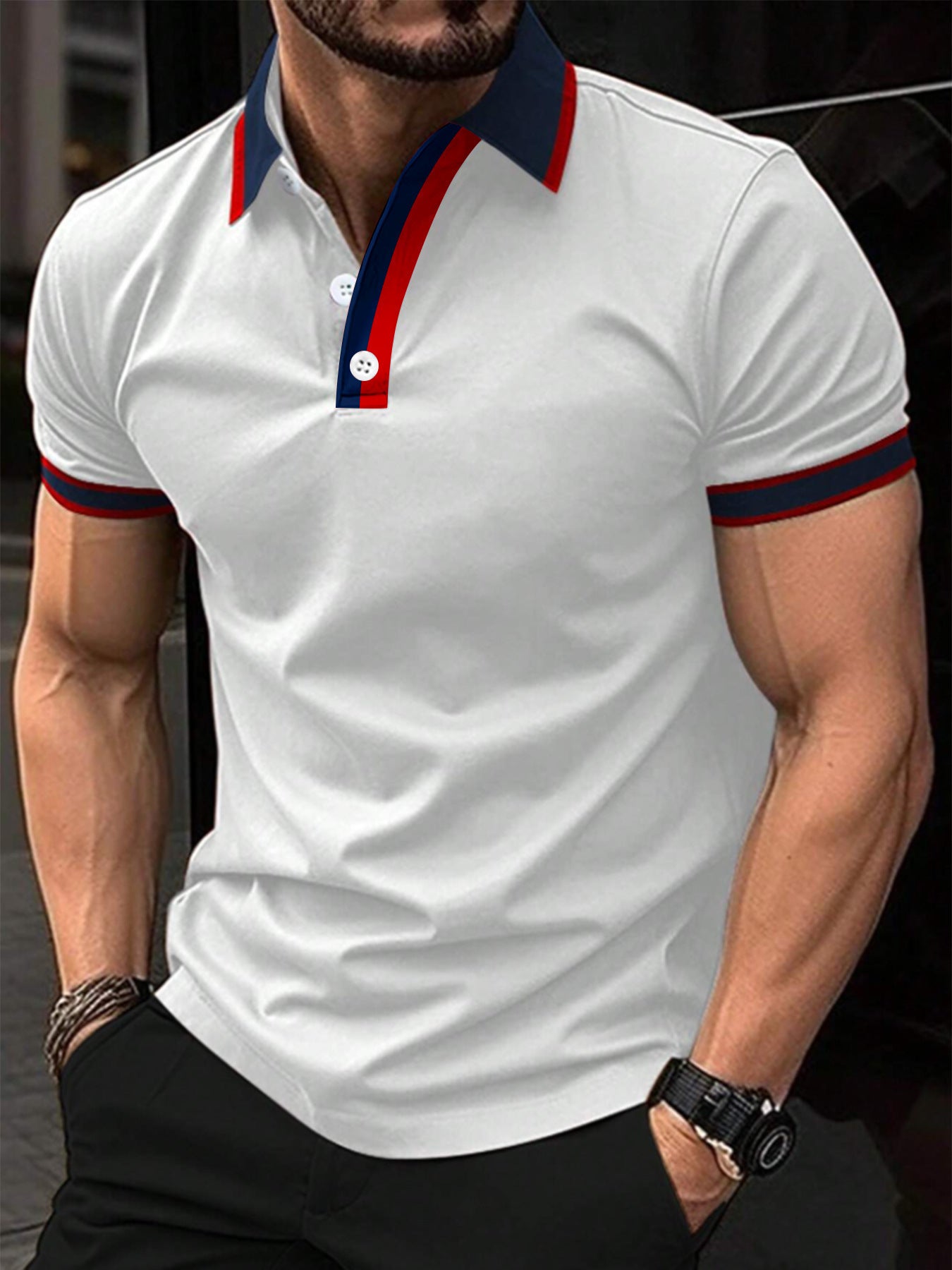 Summer Men's Short Sleeve Casual
