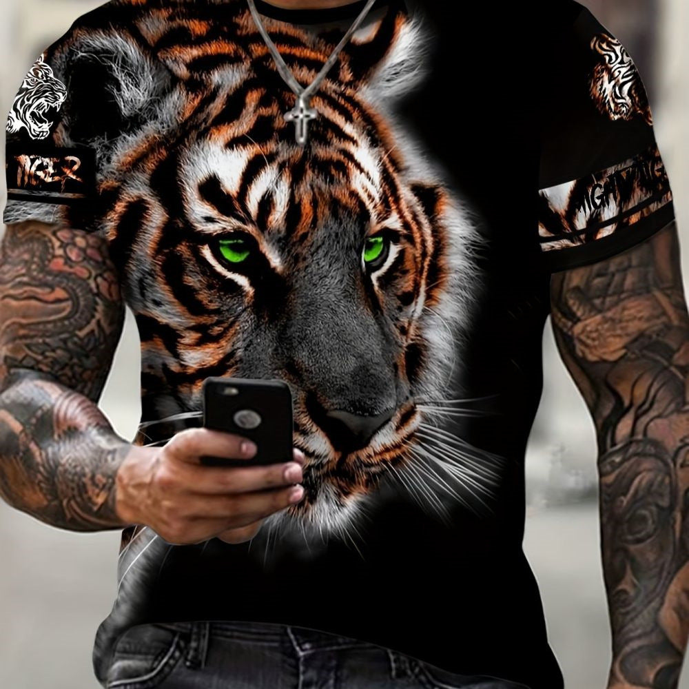 Loose Summer New Round Neck Print T-shirt